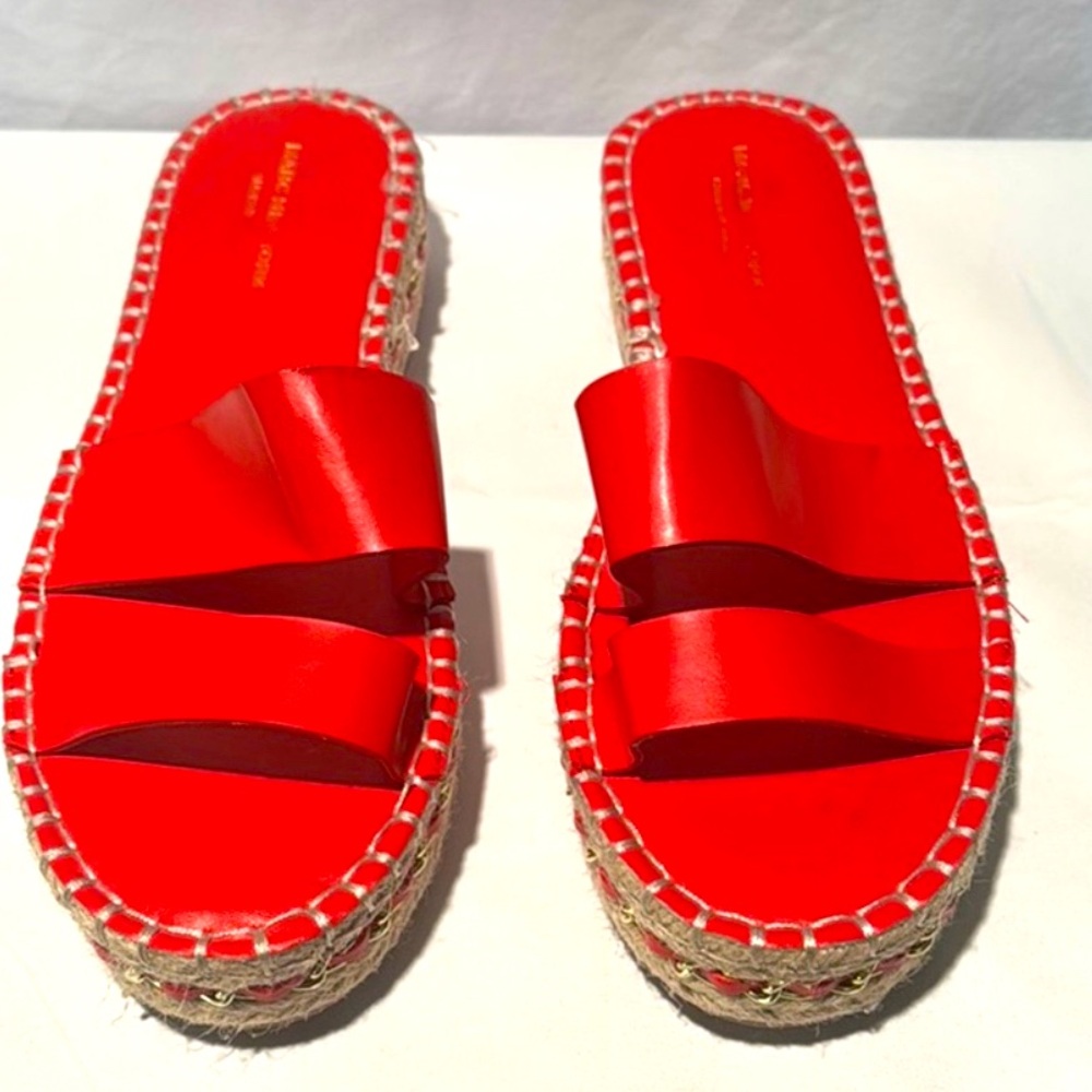 Marc New York Vibrant Red Espadrille Sandals